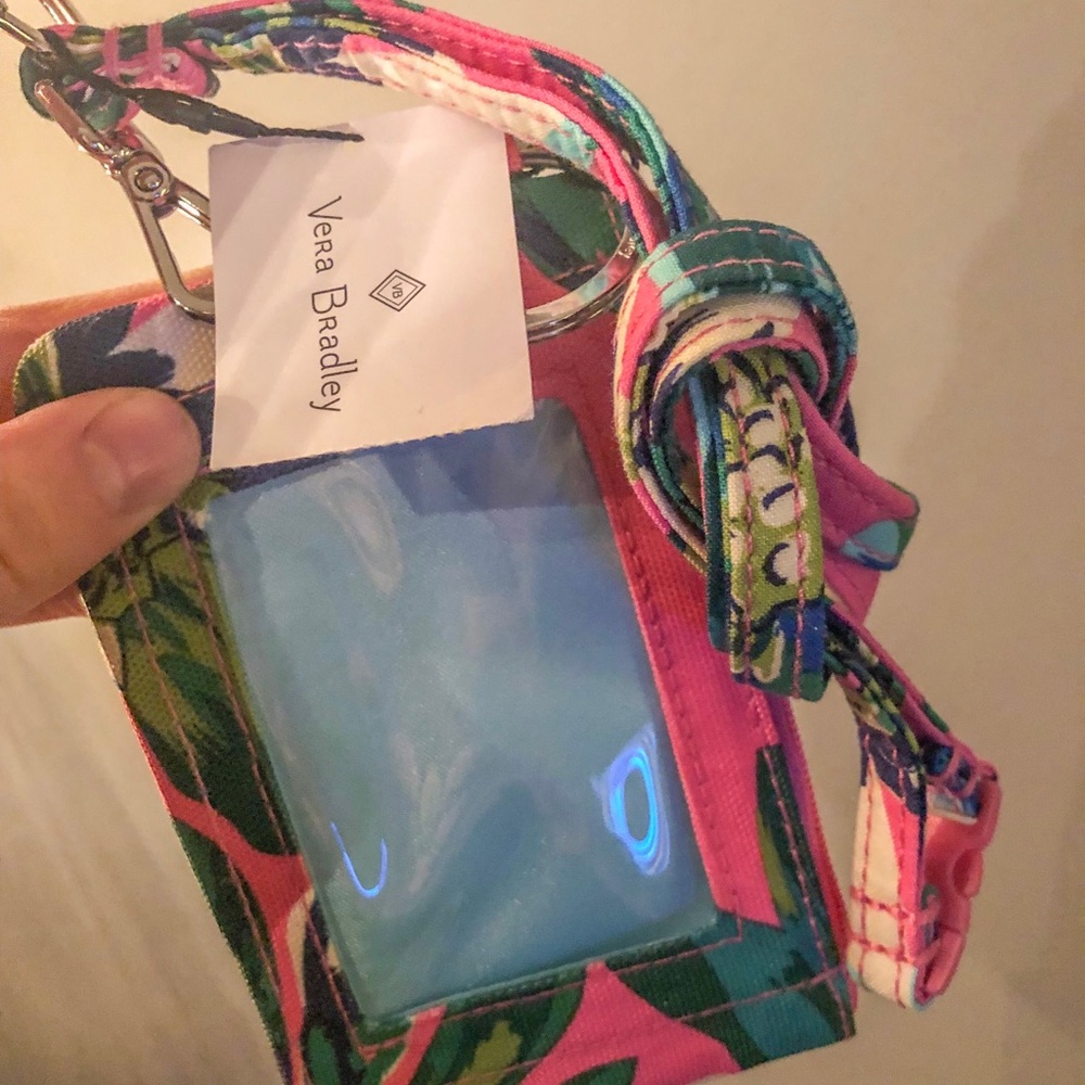 Vera Bradley Iconic Zip ID Lanyard